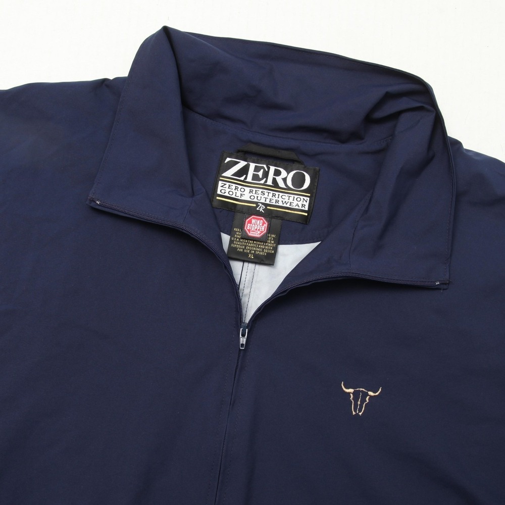 Zero Restriction Gore Wind Stopper Mens XL Blue 1/2 Zip Golf Sutton Bay